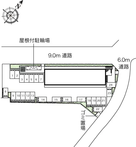 柏市船戸　月極駐車場（LP）